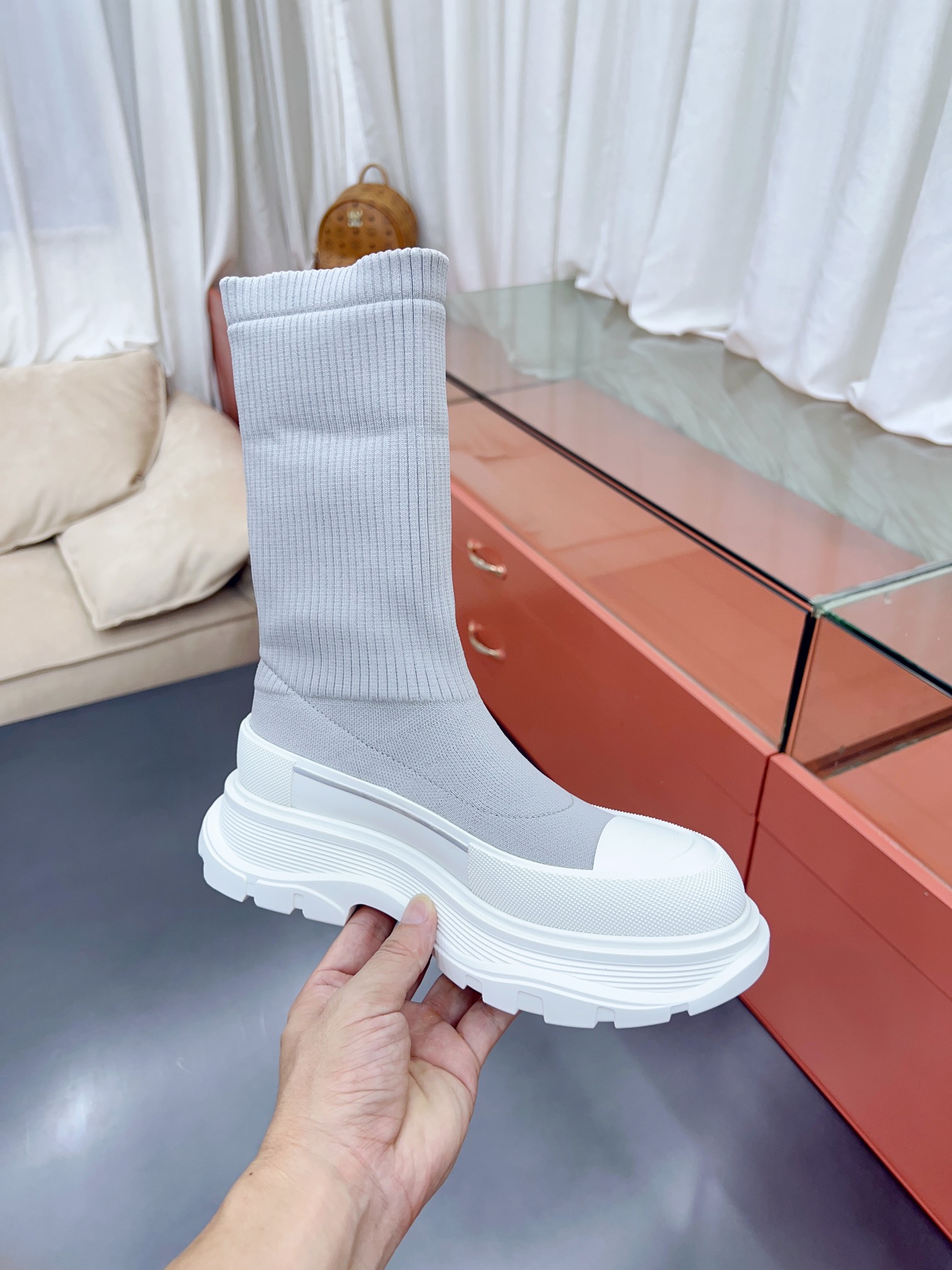 Alexander MCqueen SS New knited socking boots (unisex model)