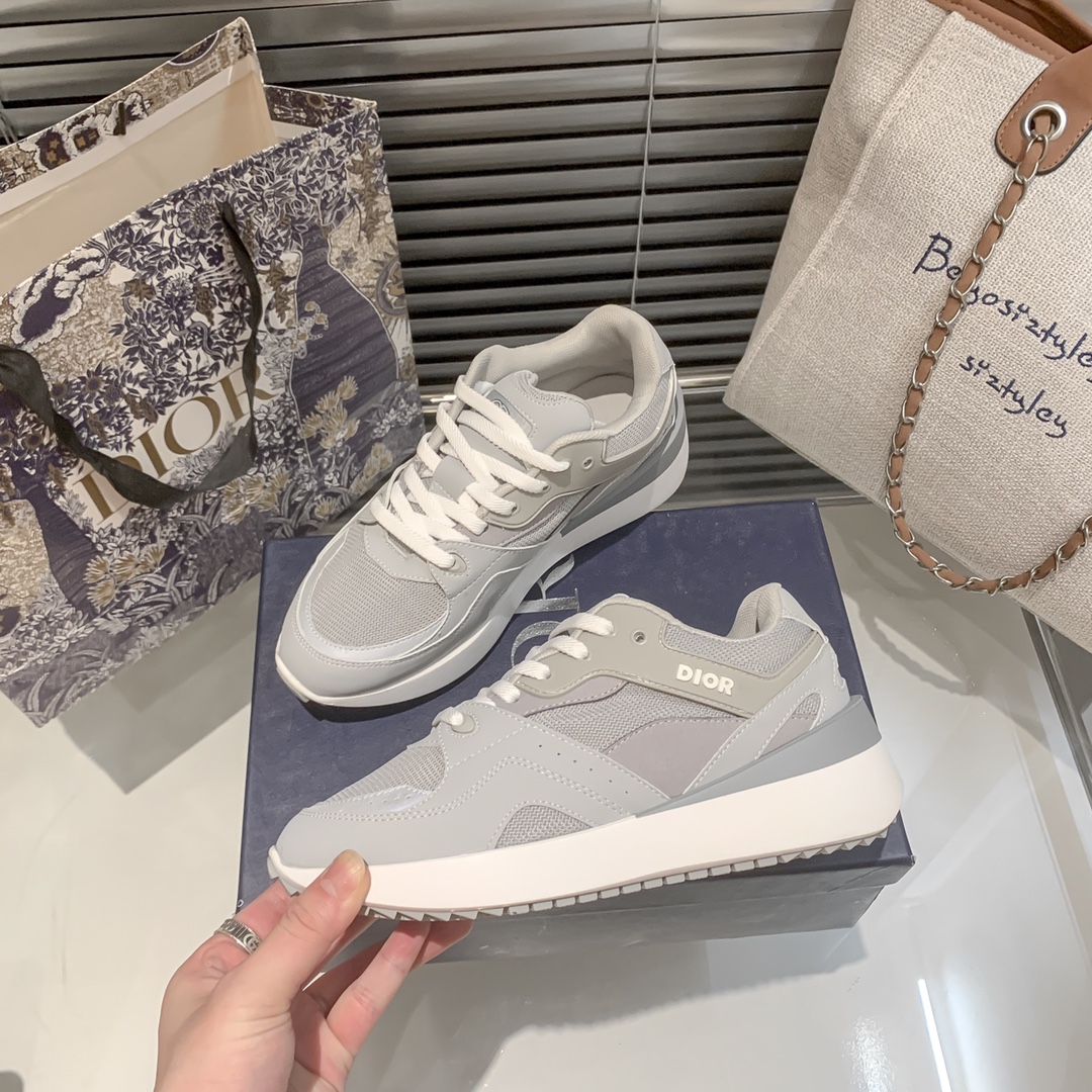 Dior new fluorescent sneakers casual shoes