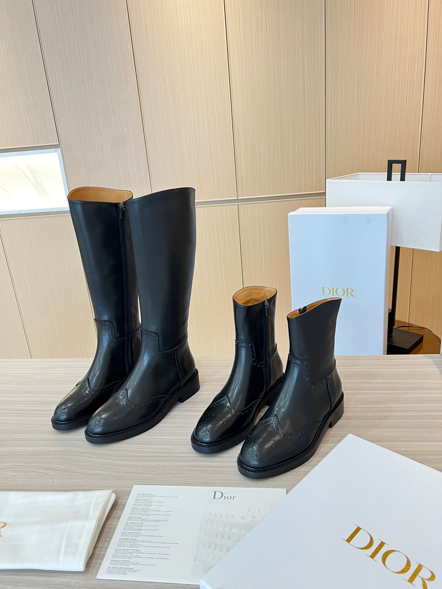 D design brogue knight boots