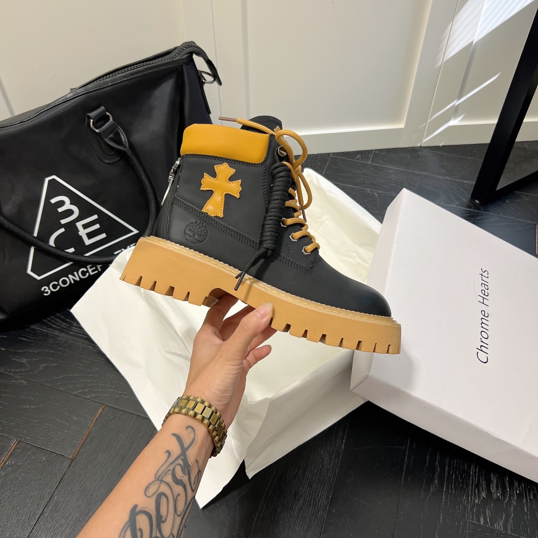 PALM ANGLE lace up rivet short ankle boots