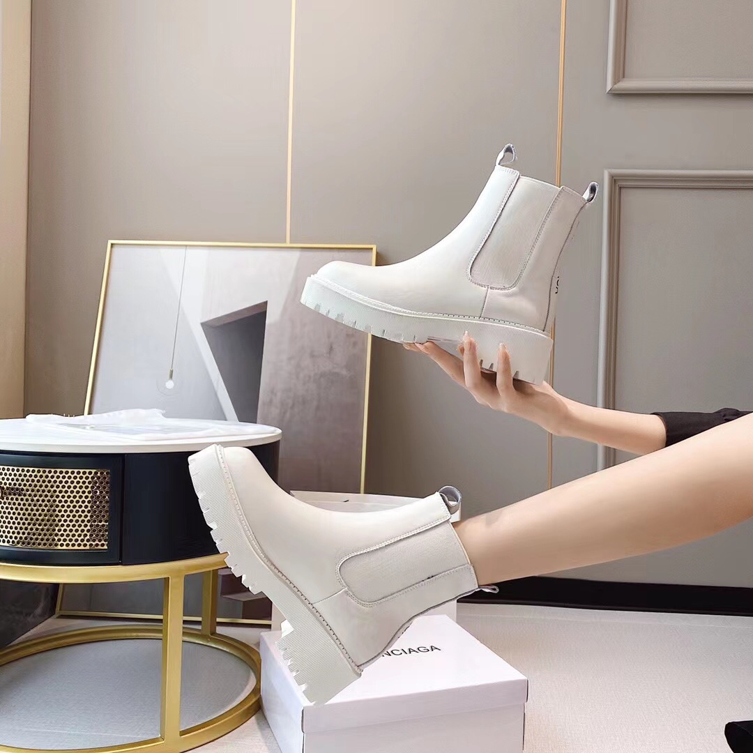 Balenciaga women's leather short boots 35-39