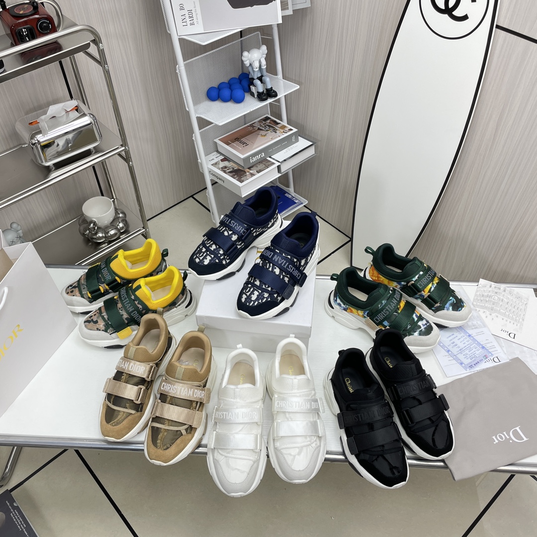 Dior D-wander velcro sneakers