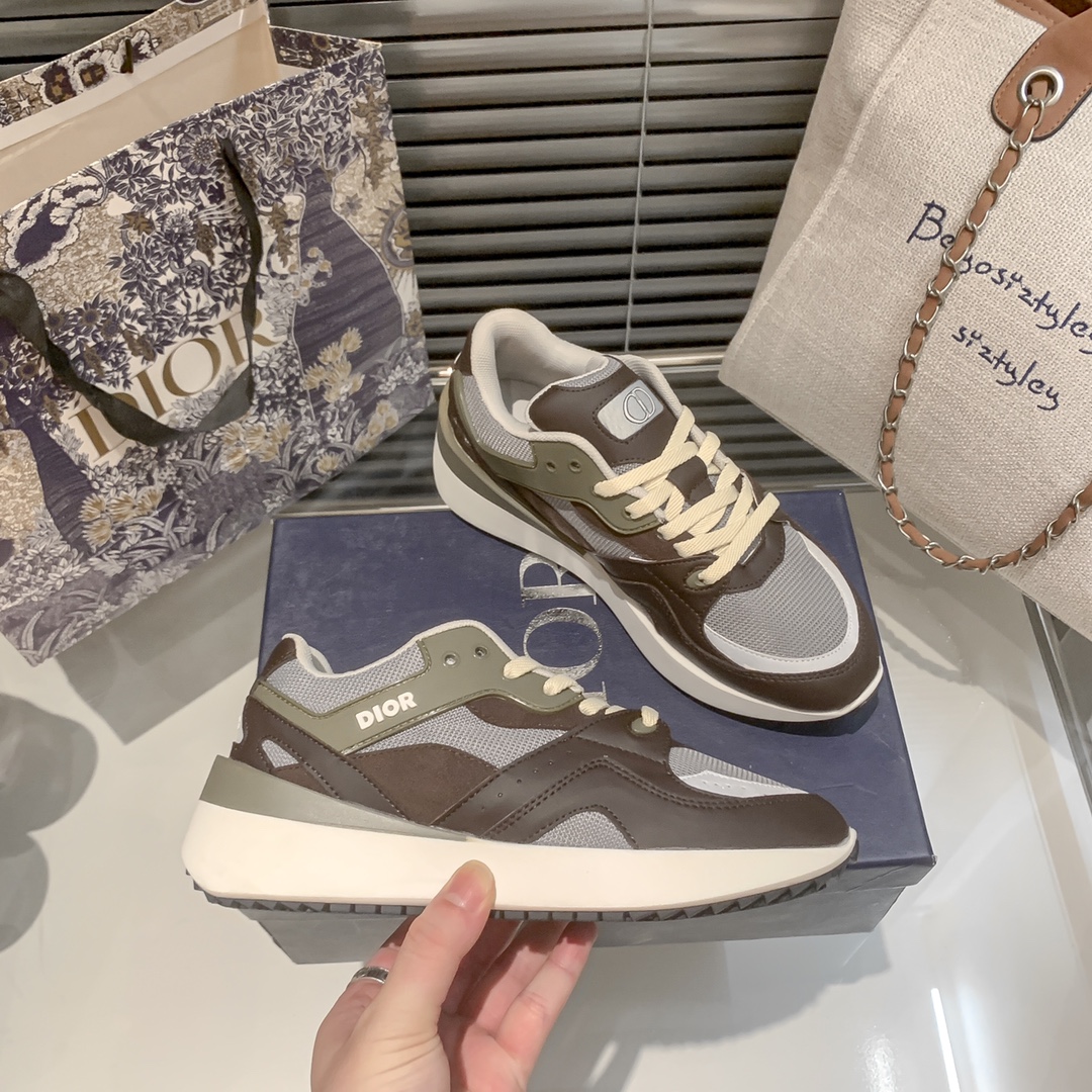 Dior new fluorescent sneakers casual shoes