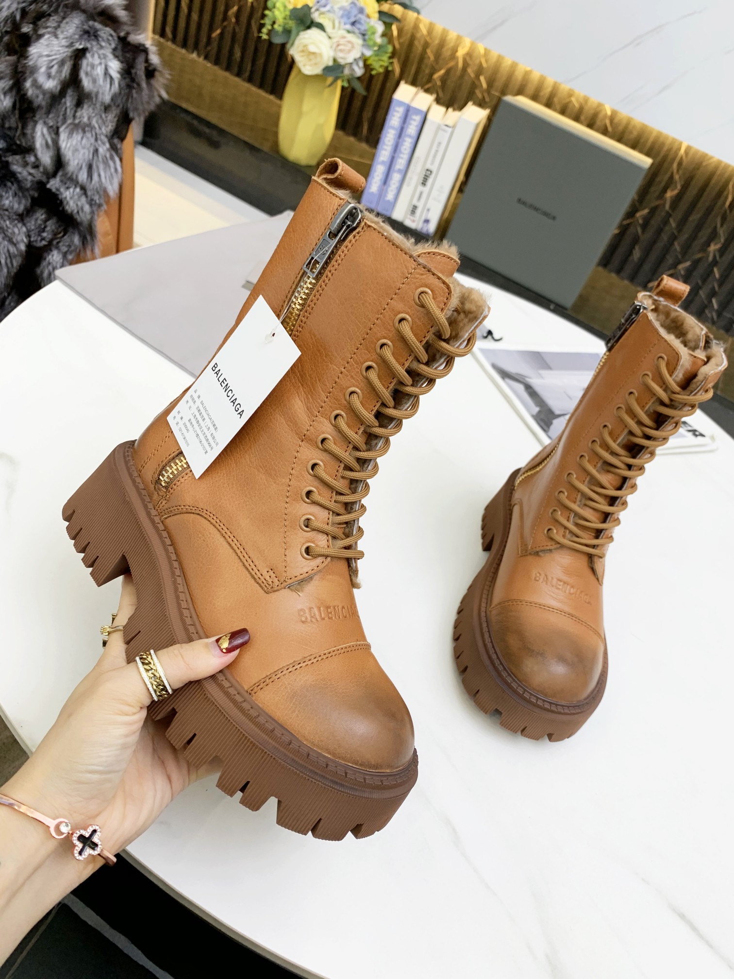 Balenciaga women's retro Martin boots 34-41