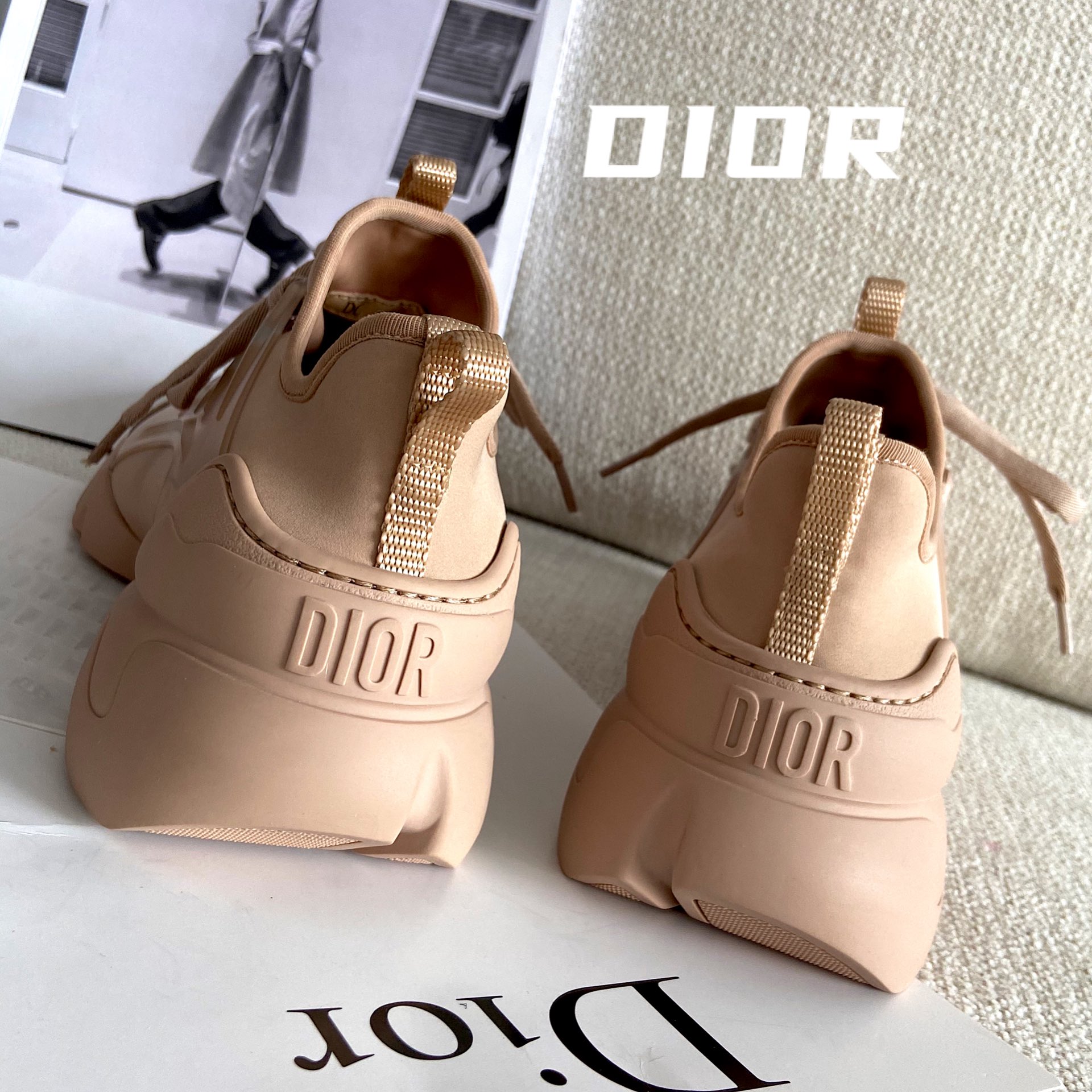 Dior new thick bottom sneakers casual shoes