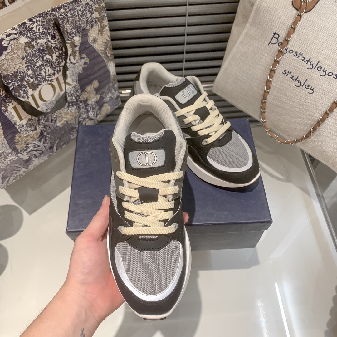 Dior new fluorescent sneakers casual shoes