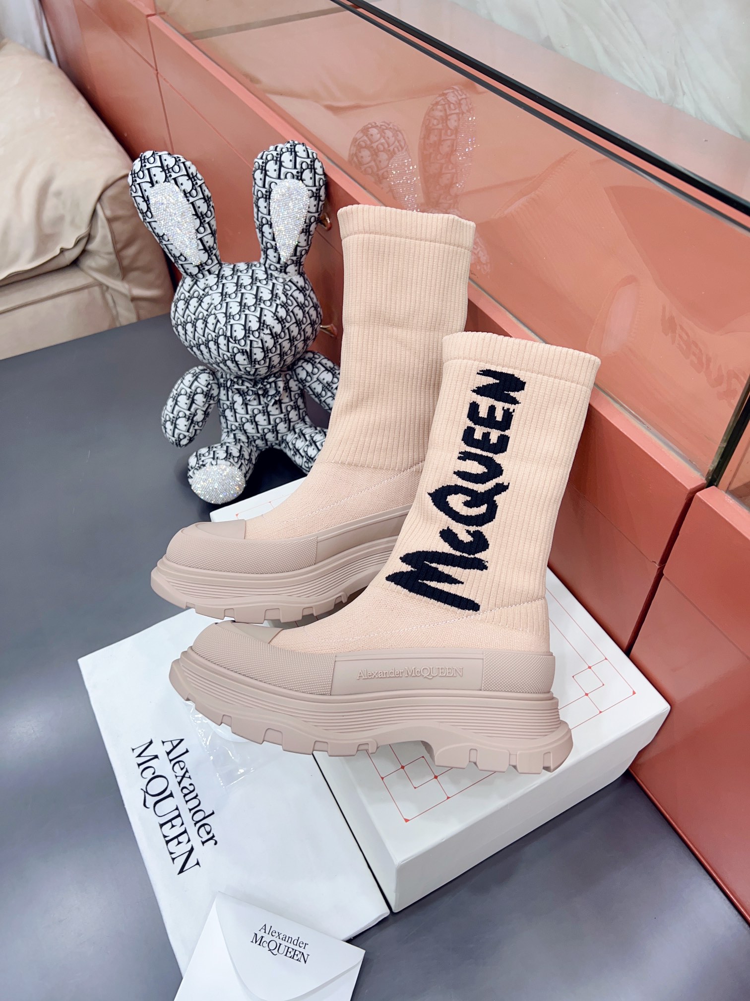 Alexander MCqueen SS New knited socking boots (unisex model)