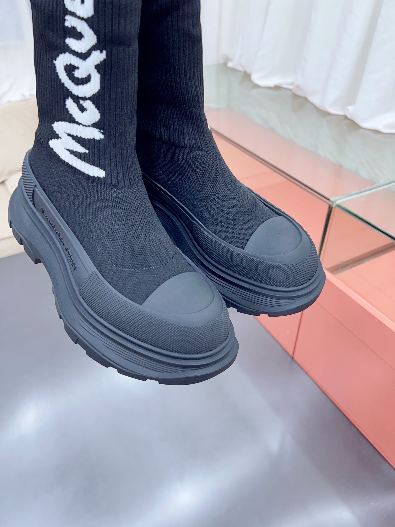 Alexander MCqueen SS New knited socking boots (unisex model)