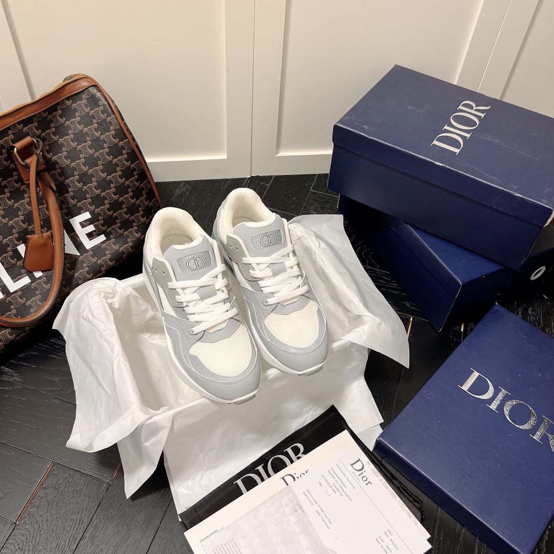 Dior B29 women sneakers thick sole casual shoes