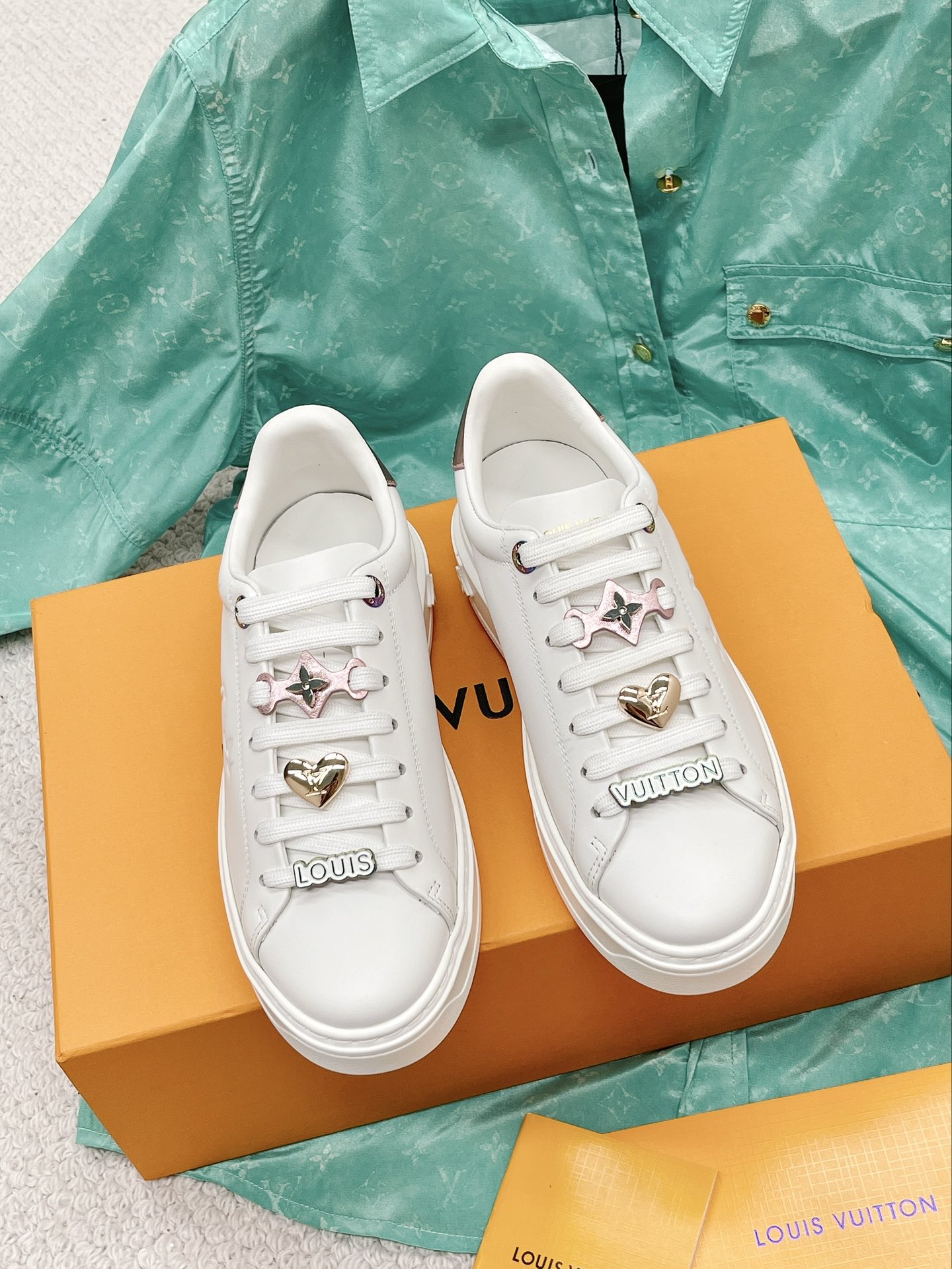 Louis Vuitton women vulcanized shoes sneakers