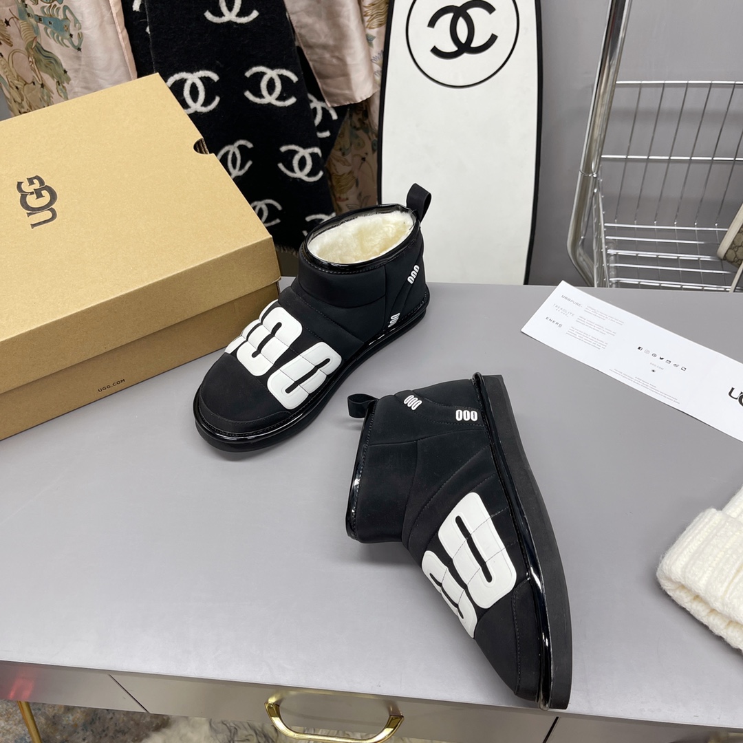 UGG new winter fleece slip-on snow boots