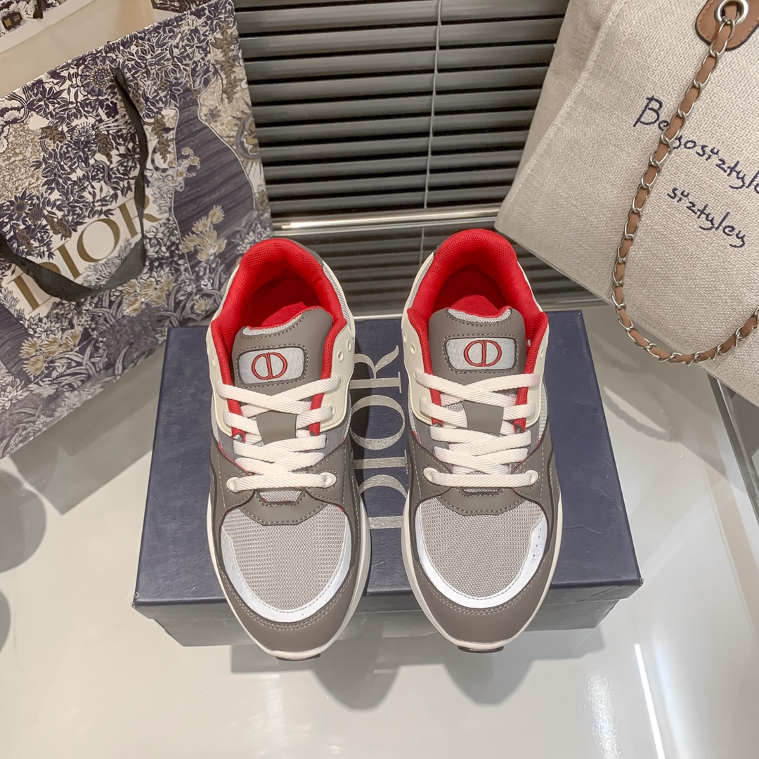 Dior new fluorescent sneakers casual shoes