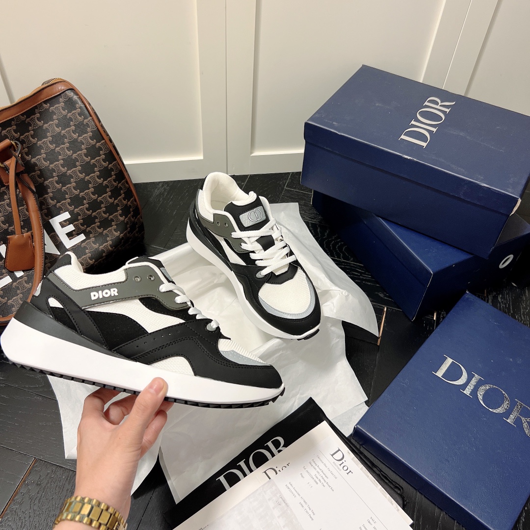 Dior B29 women sneakers thick sole casual shoes
