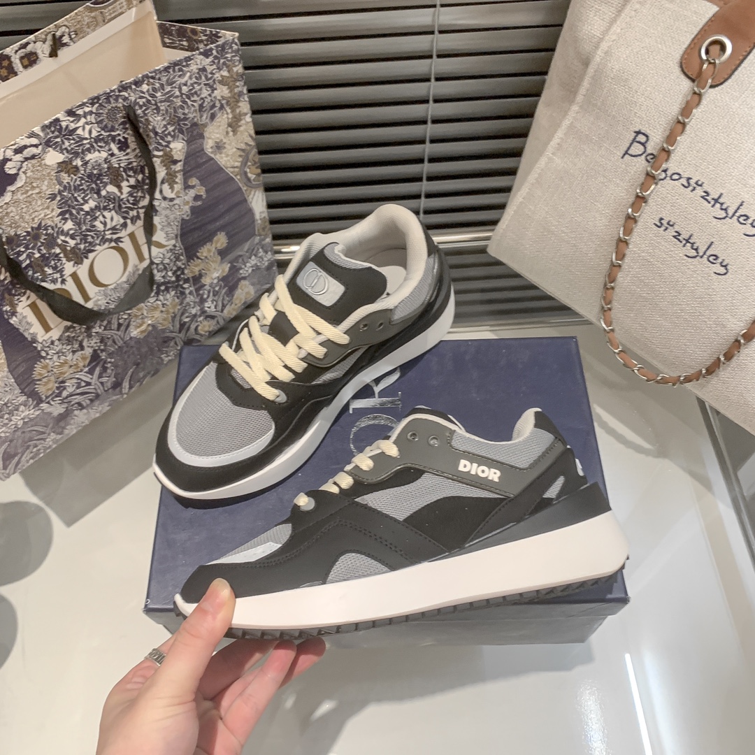 Dior new fluorescent sneakers casual shoes