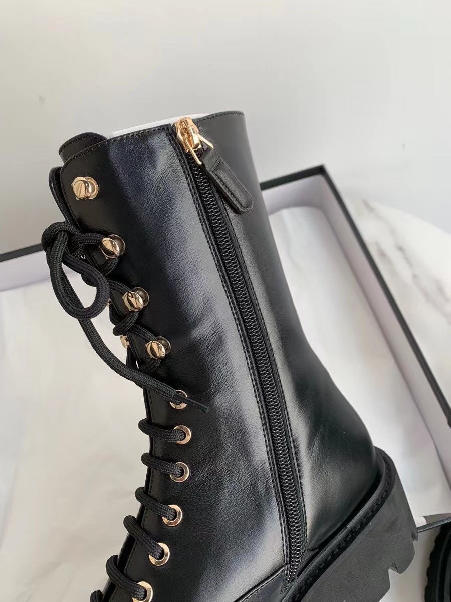 C design motorcycle boots lace-up Martin boots short boots