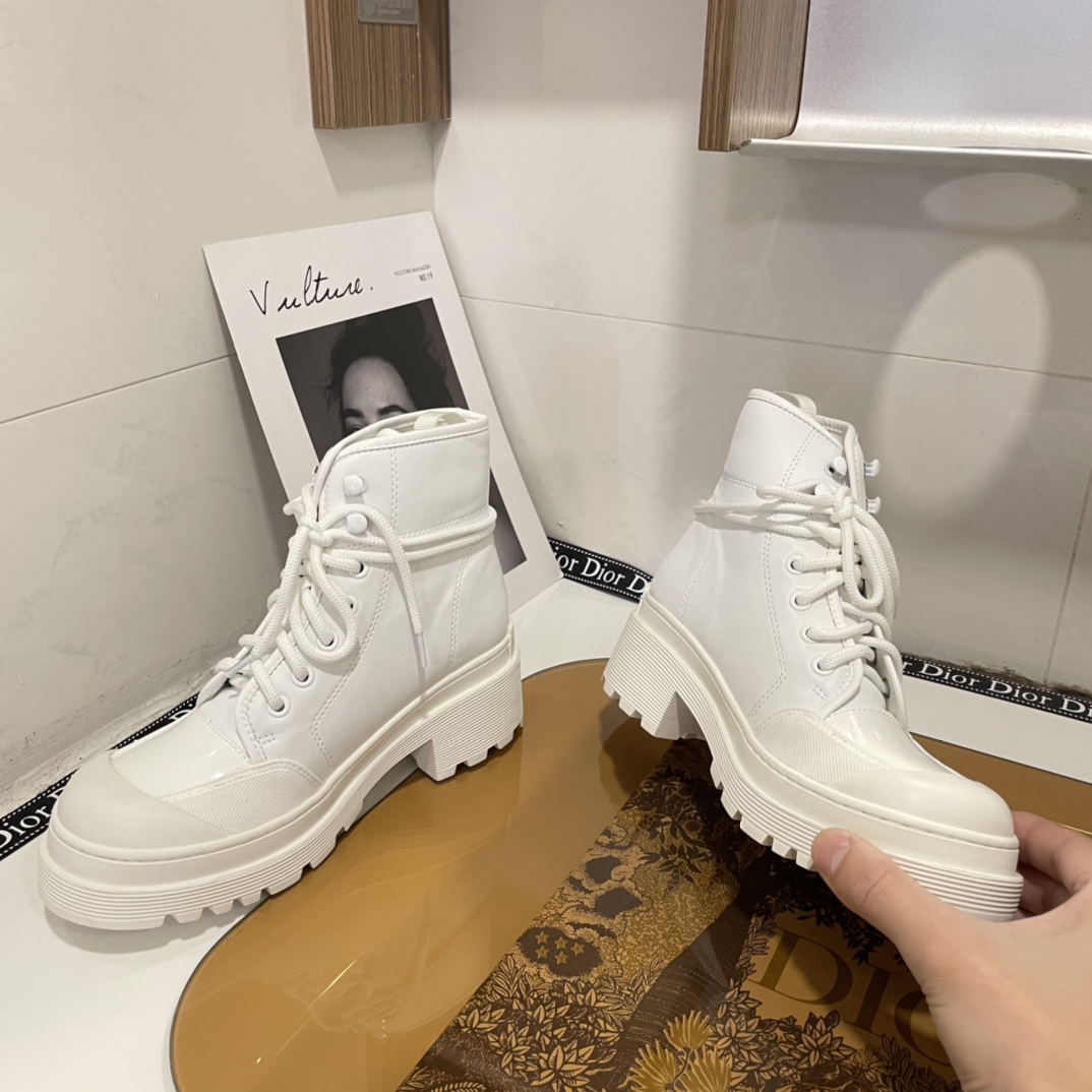 Christian Dior Paris thick sole Martin boots