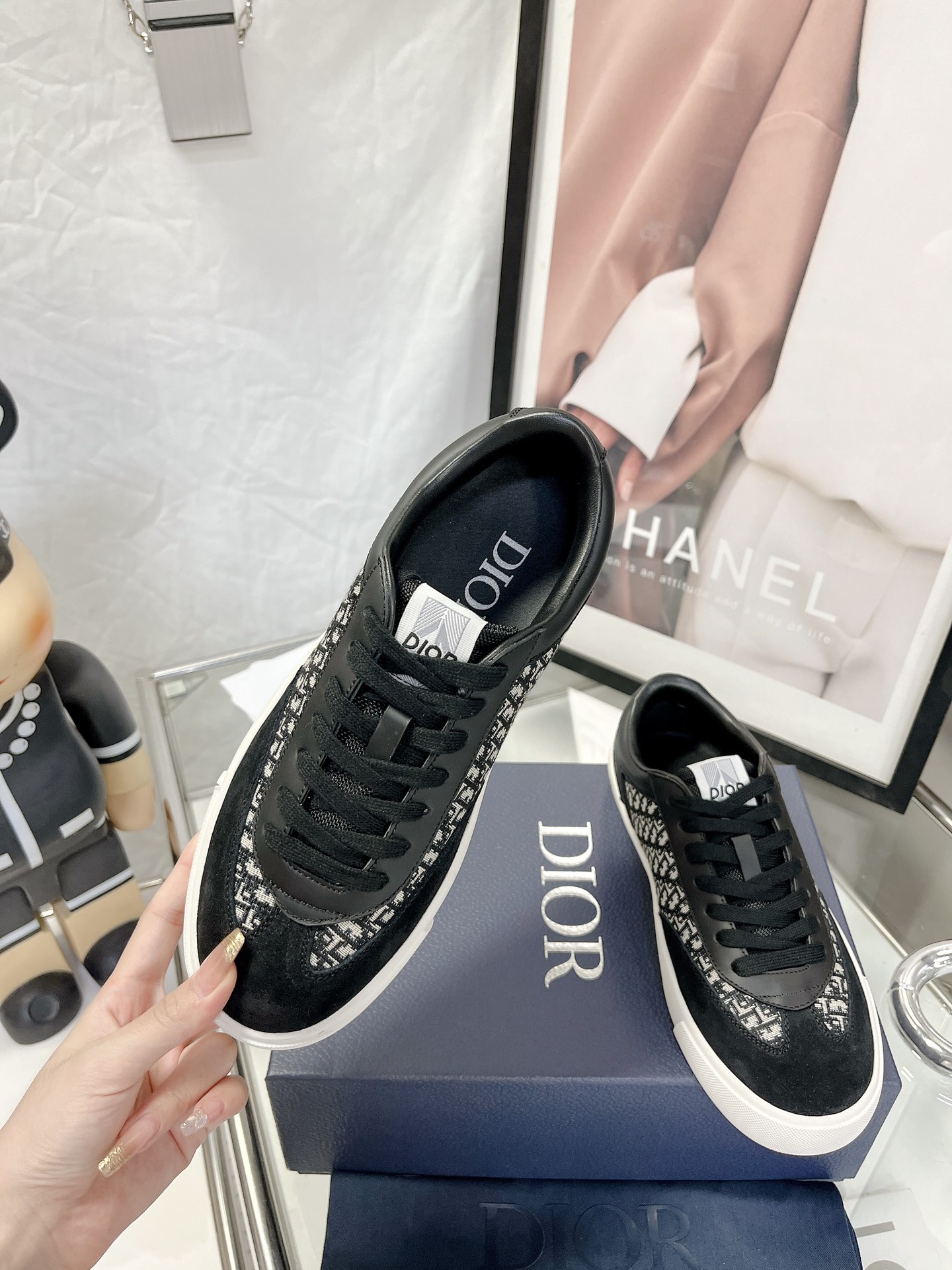 Dior Dior 2023 Latest B101 Collection Couple Casual Sneakers