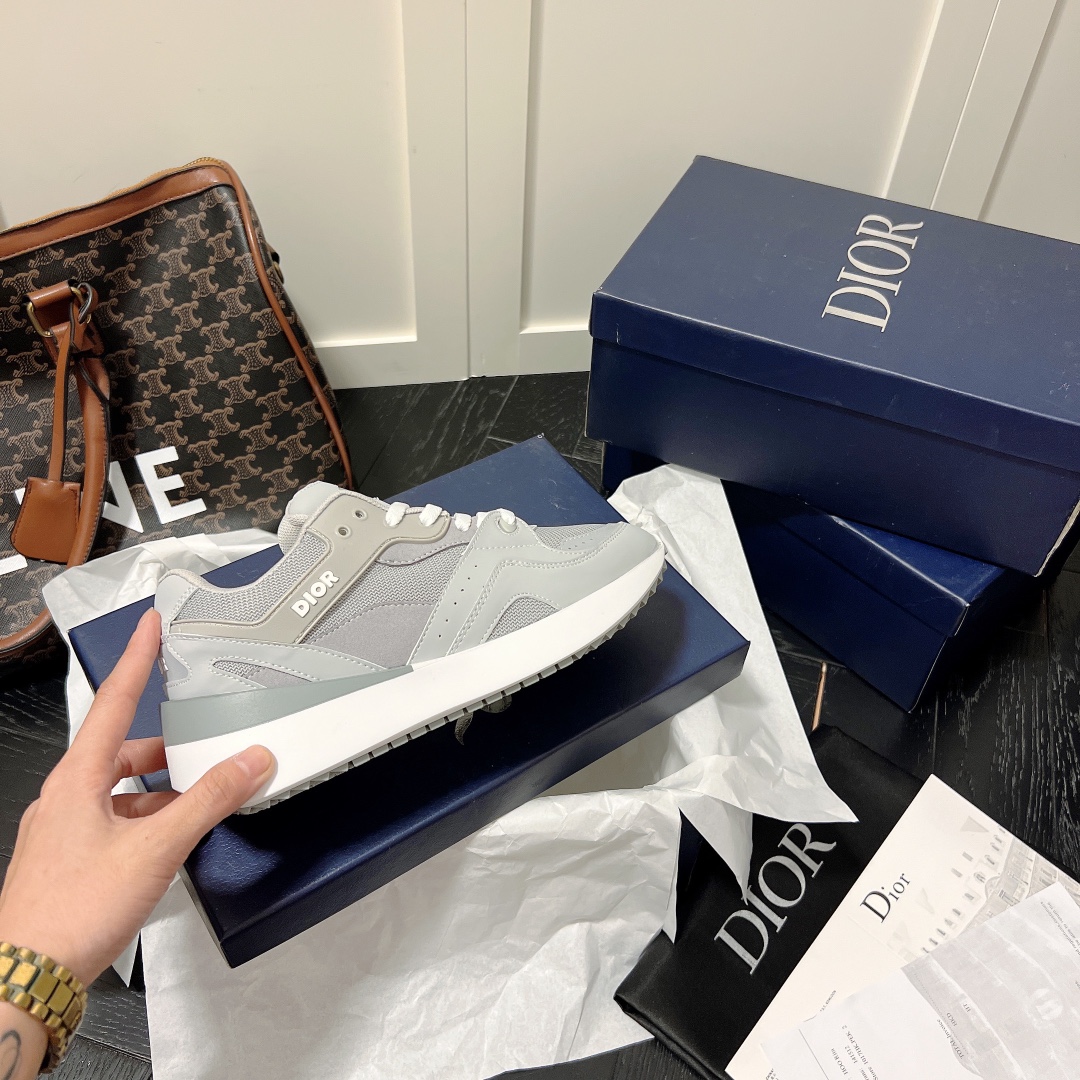 Dior B29 women sneakers thick sole casual shoes
