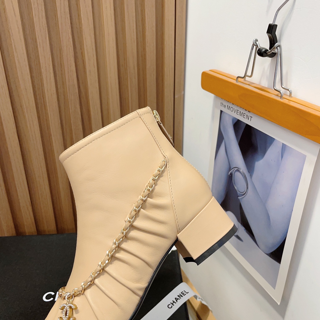 C design  2022 latest model back zipper short boots