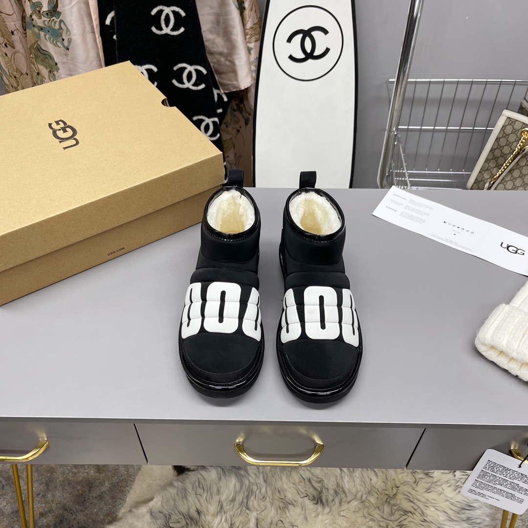 UGG new winter fleece slip-on snow boots