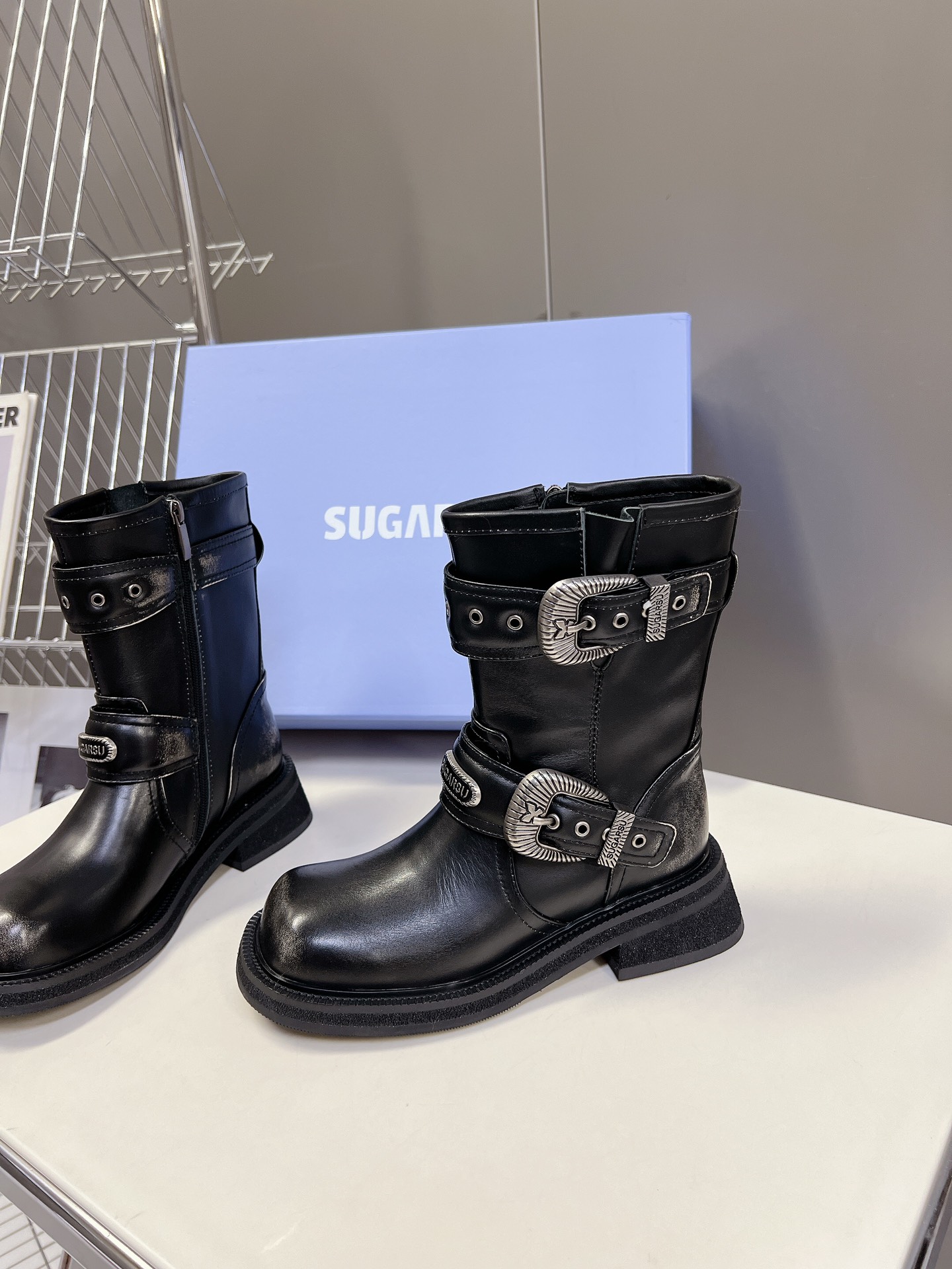SUGARSU 24 Autumn/Winter Essentials Polished Martin Boots 5cm Heeled