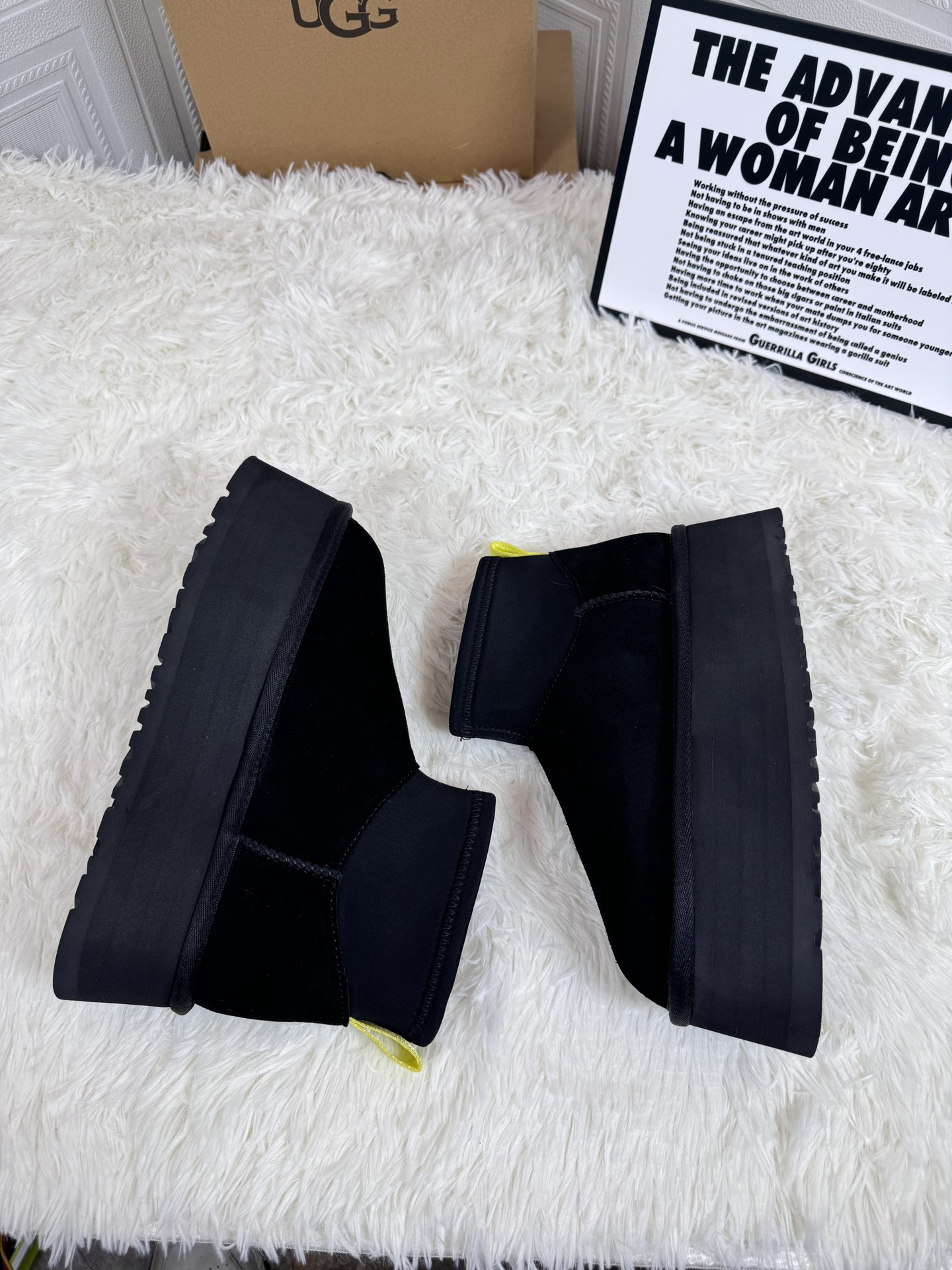 ugg sheepskin all-in-one snow boots