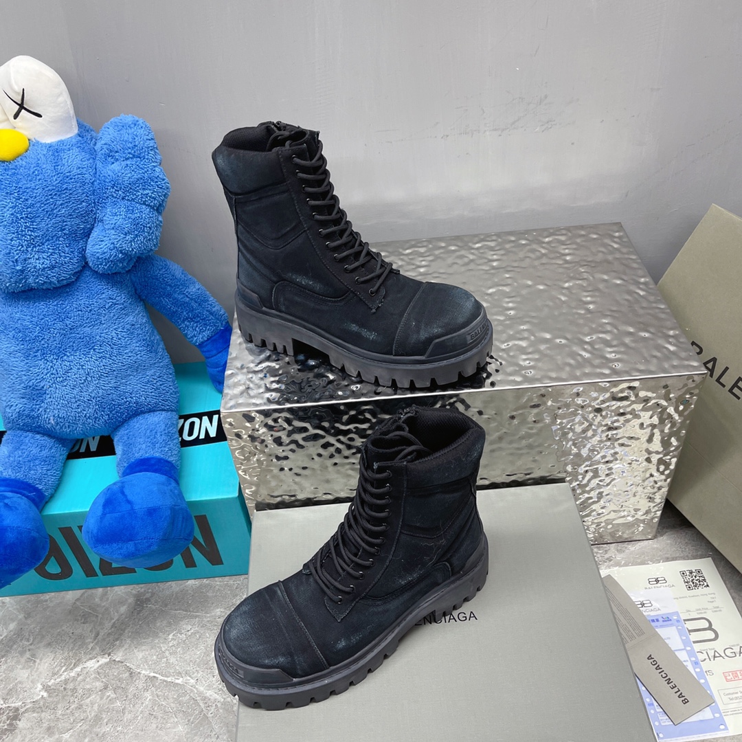 Balenciaga Men's and Women's Old Mid-Top Boots 35-45