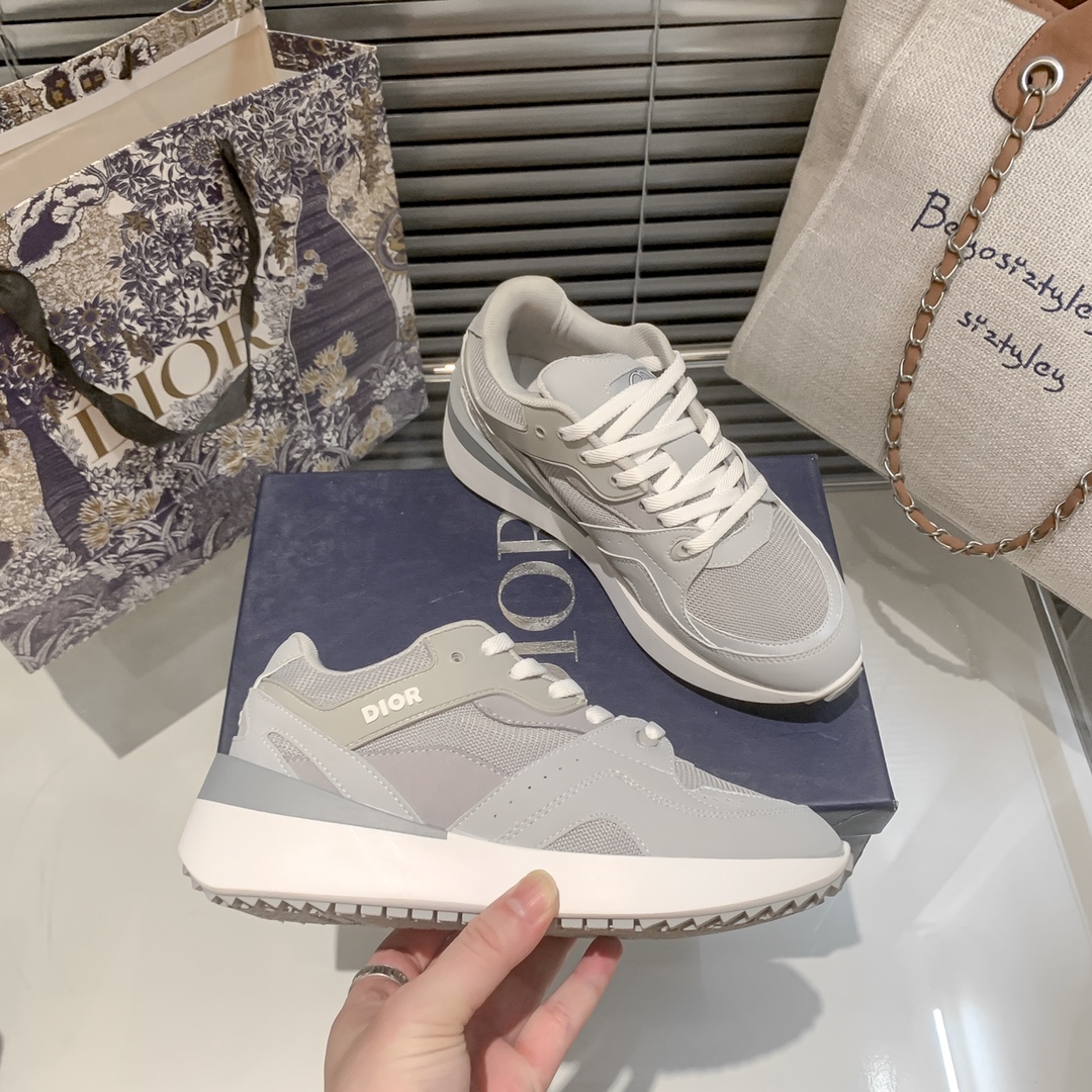Dior new fluorescent sneakers casual shoes