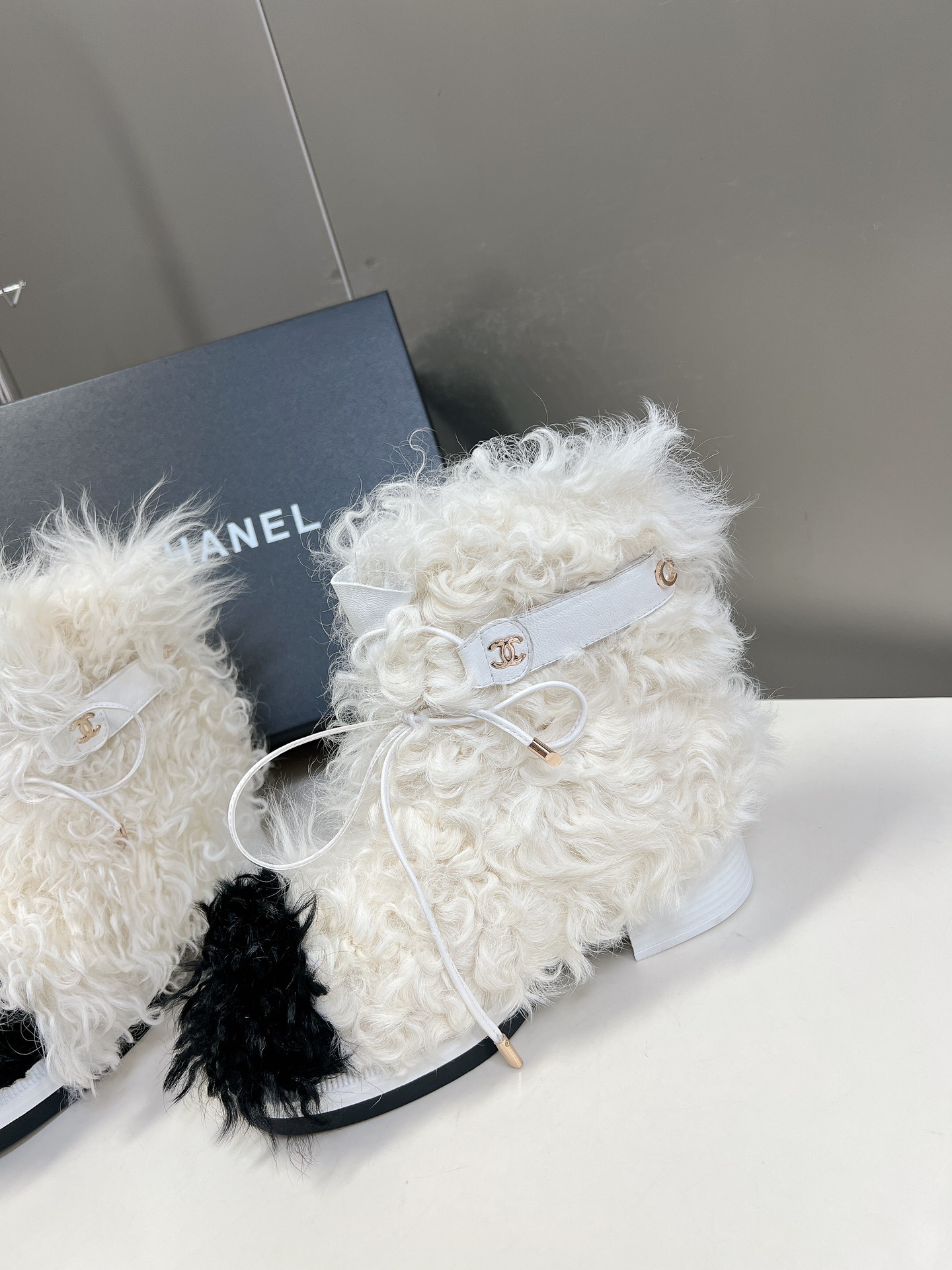 C design  autumn and winter heavy industry hot style fur boots