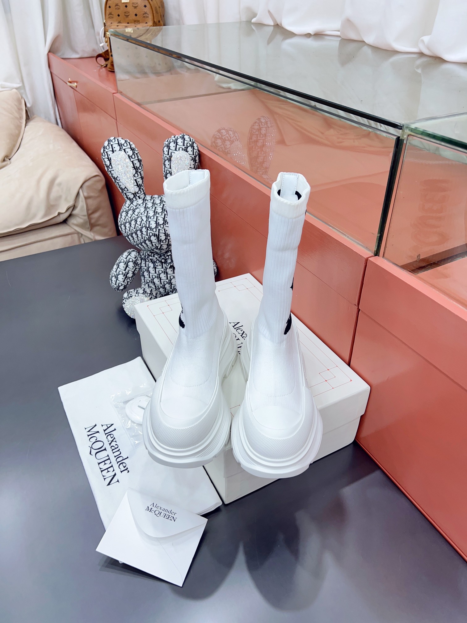 Alexander MCqueen SS New knited socking boots (unisex model)