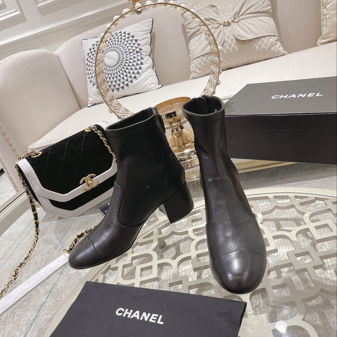 C design  new leather boots