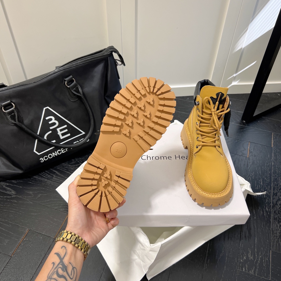 PALM ANGLE lace up rivet short ankle boots