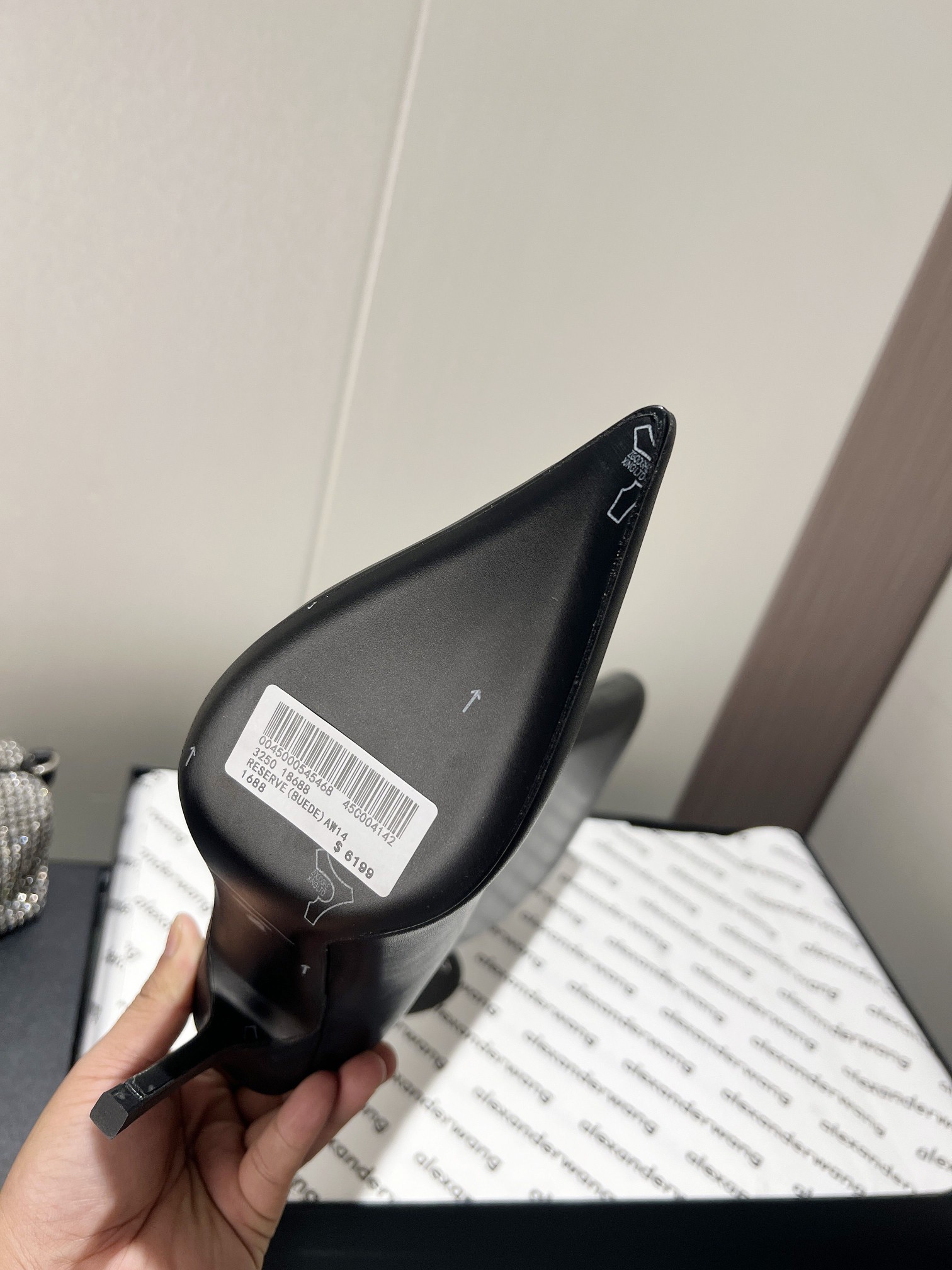 Alexandra. Wang 2023S Autumn/Winter New York Fashion Week Letter Heeled Boots