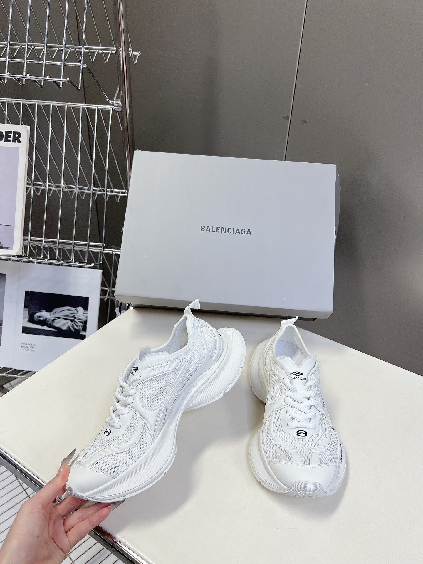 Balenciaga Circuit 12.5 Couple's Thick Sole Casual Sneakers 4.5cm