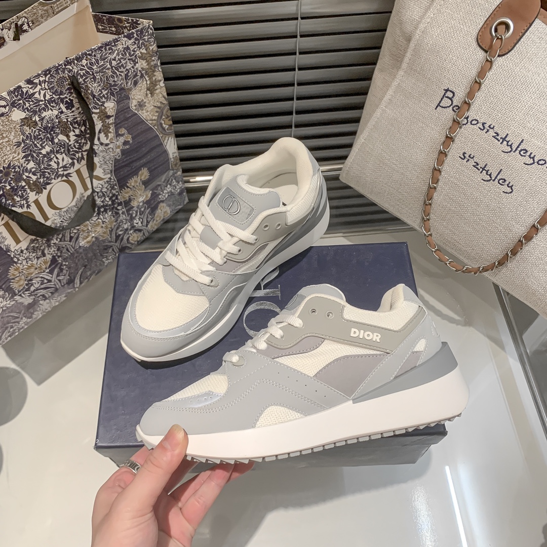 Dior new fluorescent sneakers casual shoes