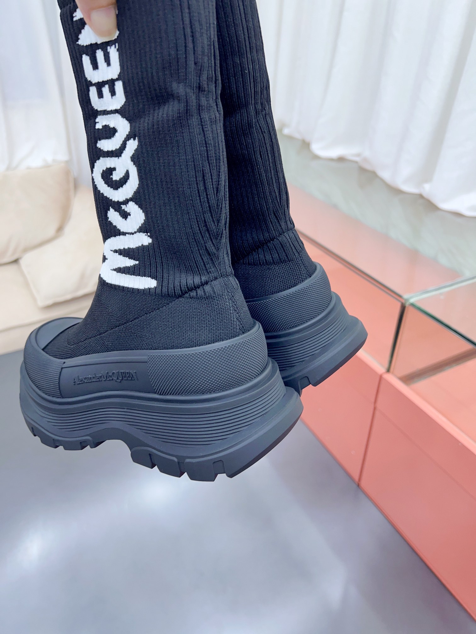 Alexander MCqueen SS New knited socking boots (unisex model)