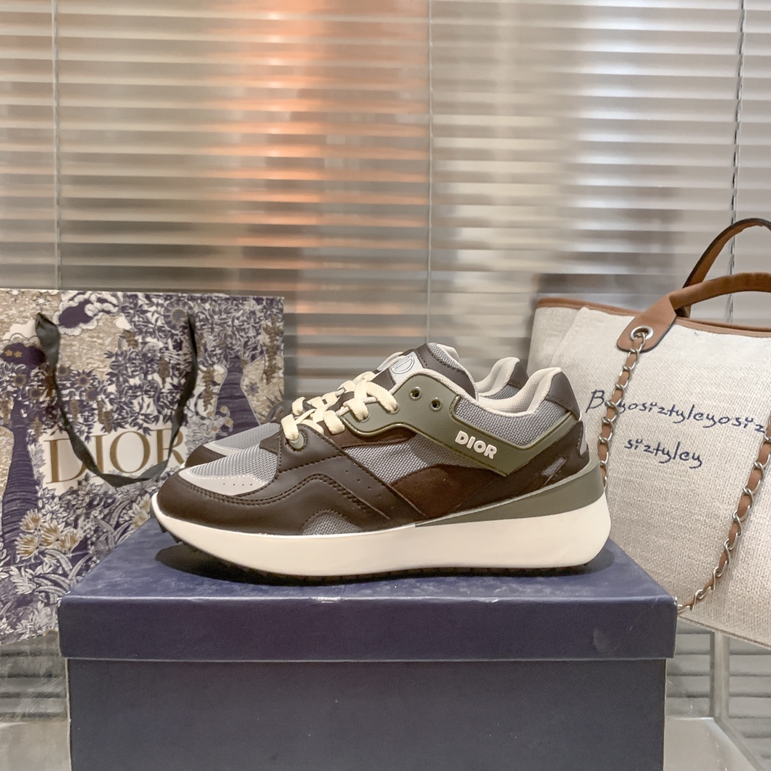 Dior new fluorescent sneakers casual shoes