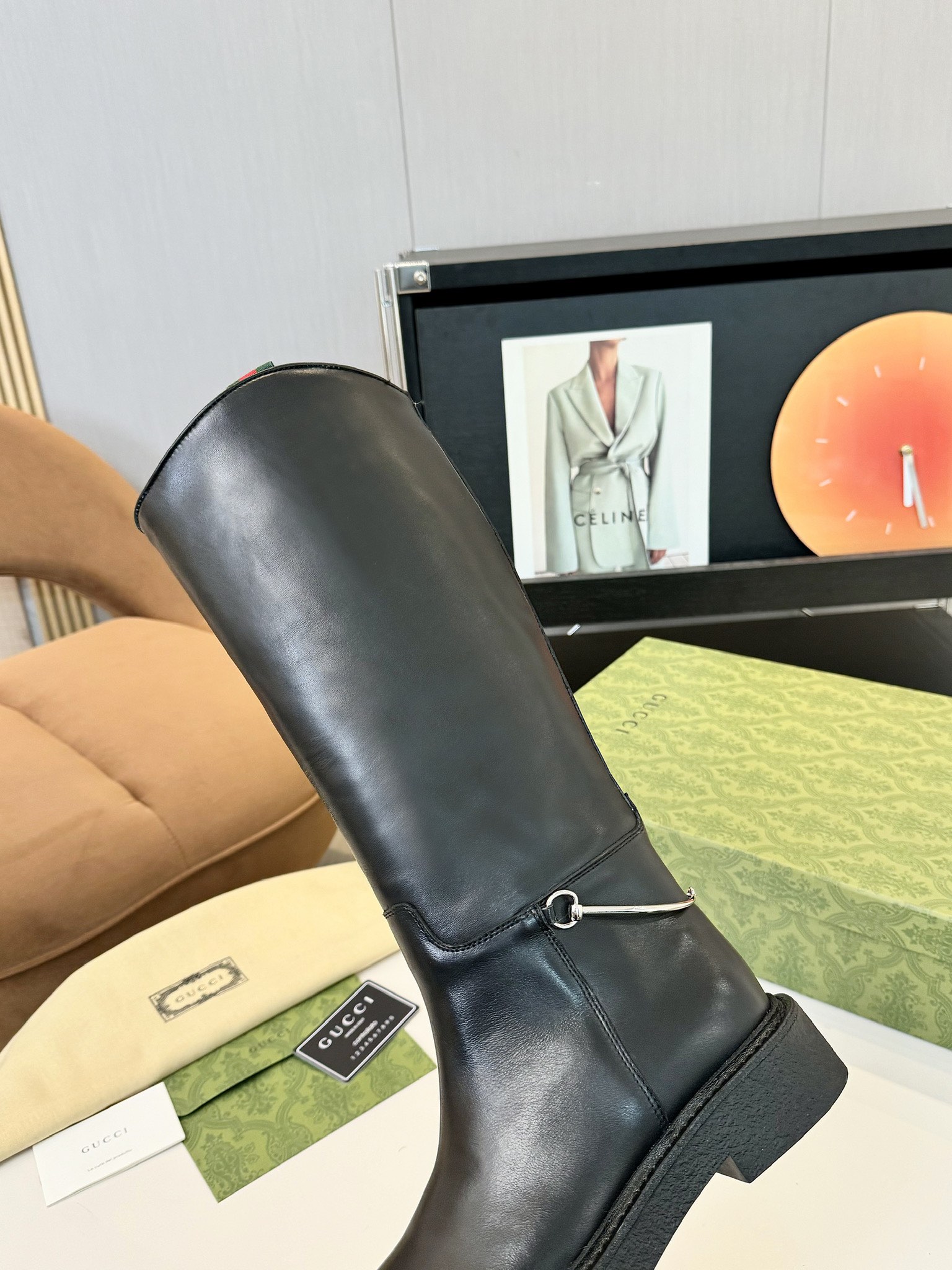 G design Monogram boots knight boots high quality