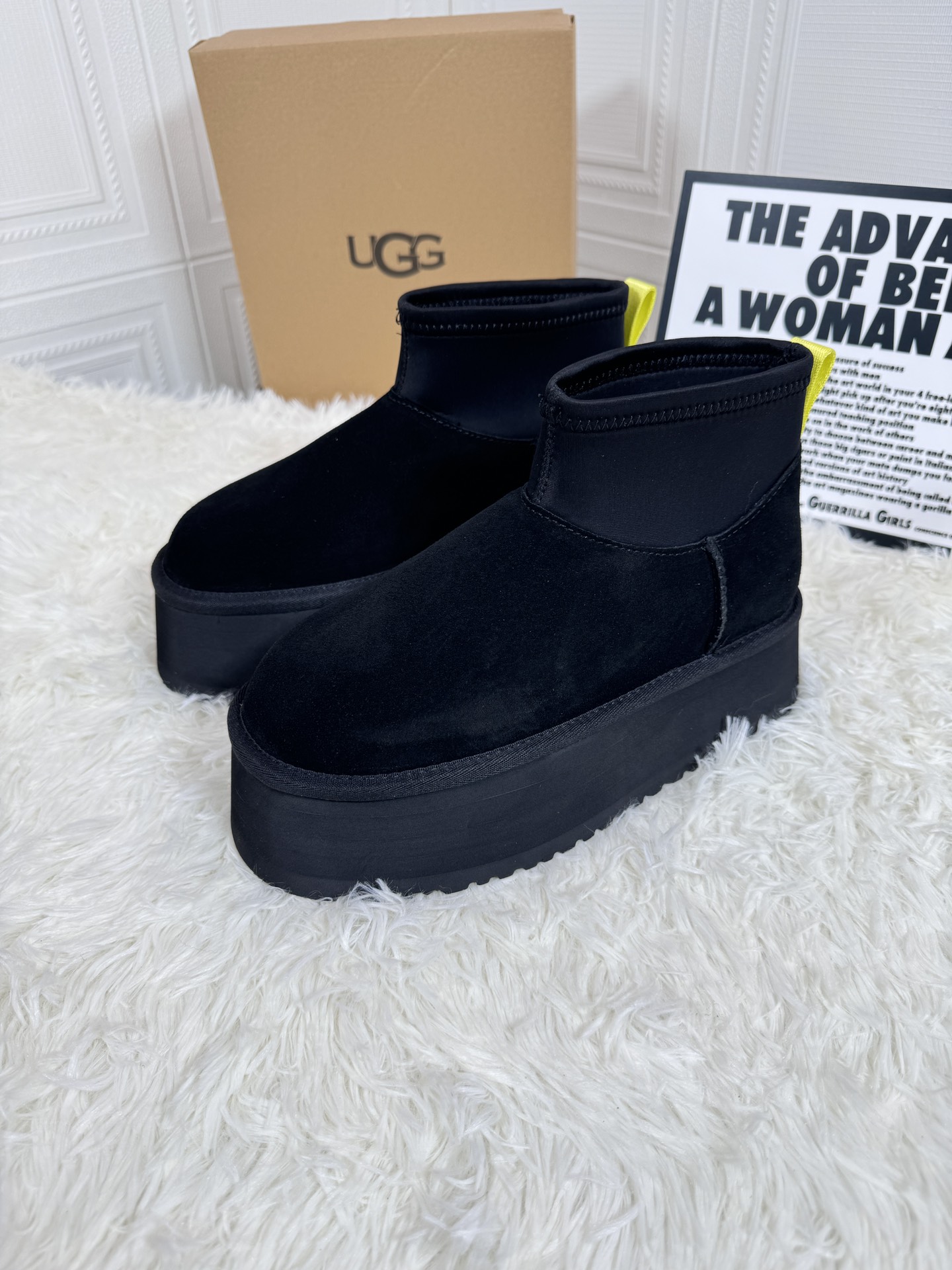 ugg sheepskin all-in-one snow boots