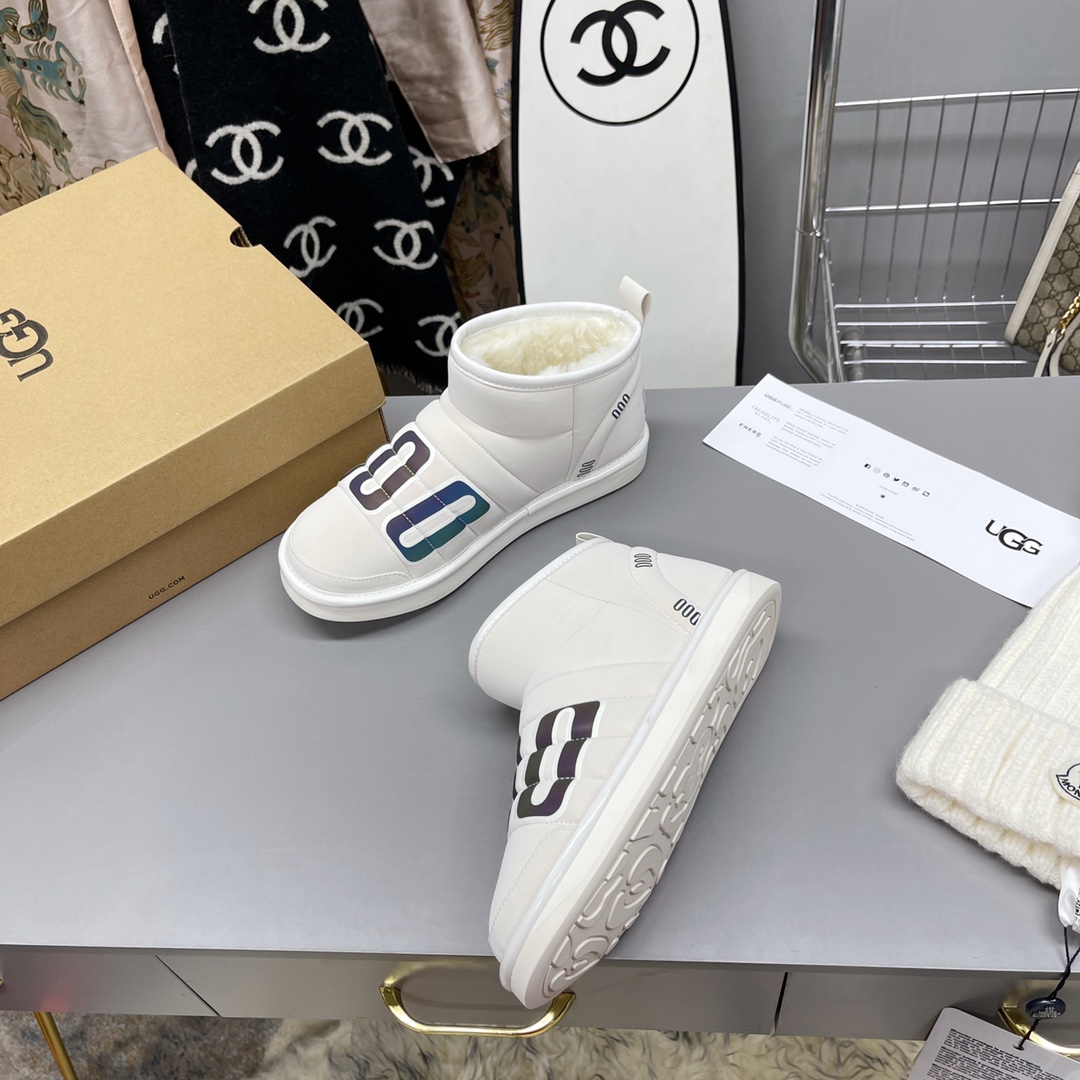 UGG new winter fleece slip-on snow boots