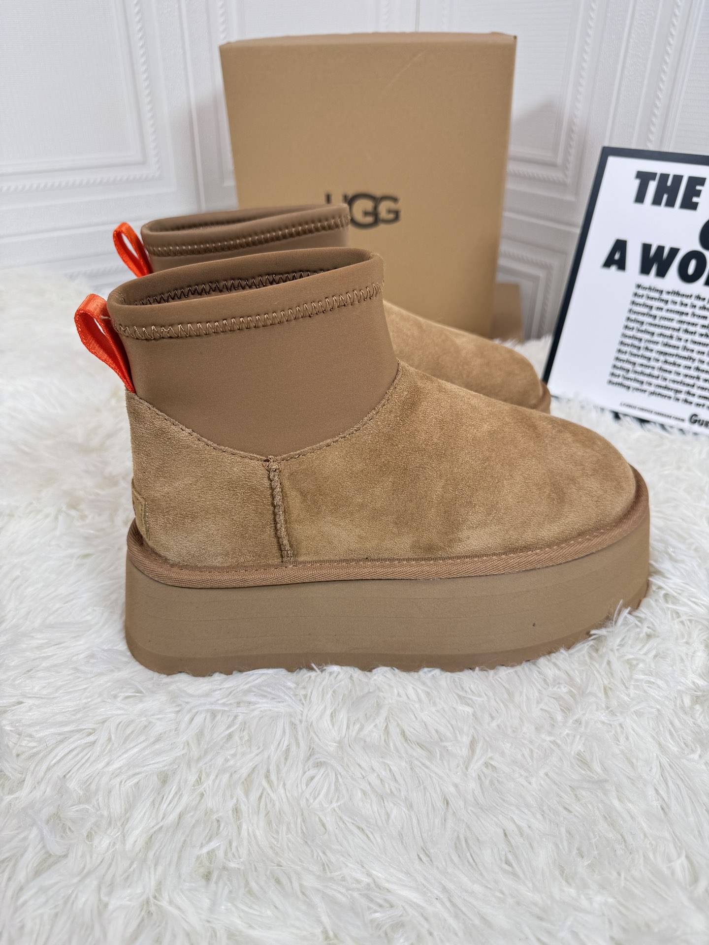 ugg sheepskin all-in-one snow boots