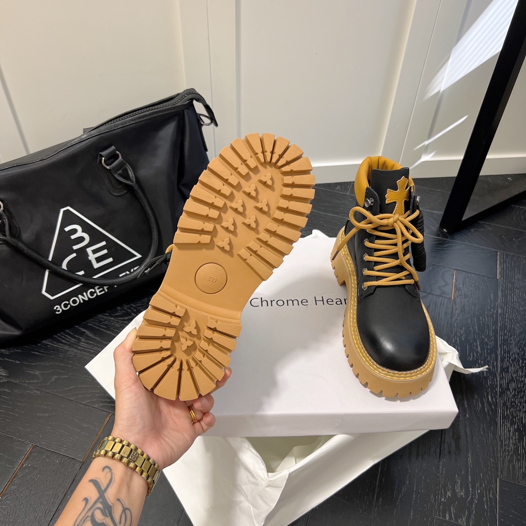 PALM ANGLE lace up rivet short ankle boots