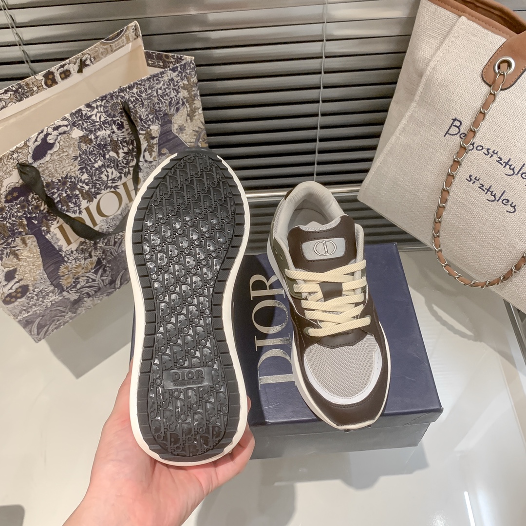 Dior new fluorescent sneakers casual shoes