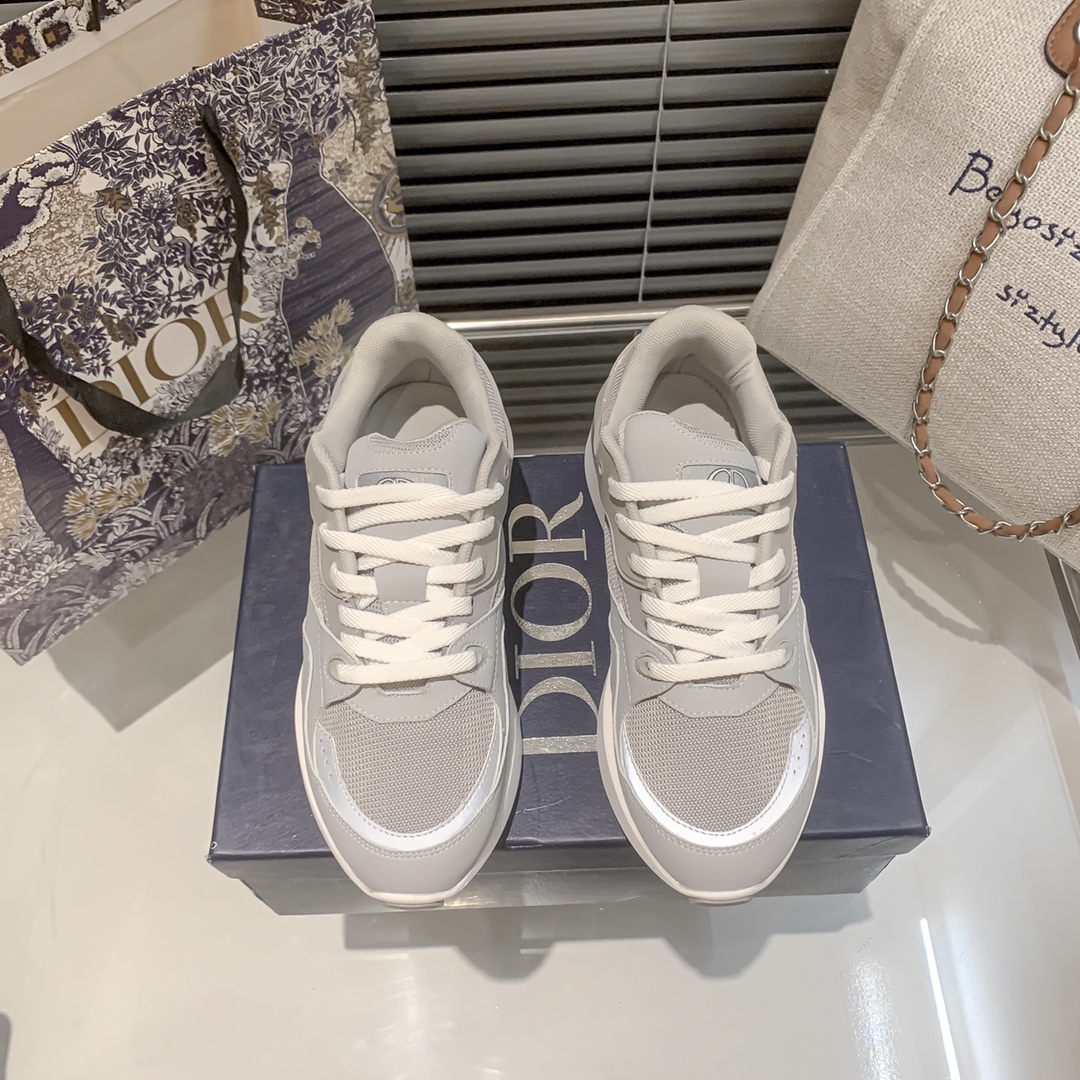 Dior new fluorescent sneakers casual shoes