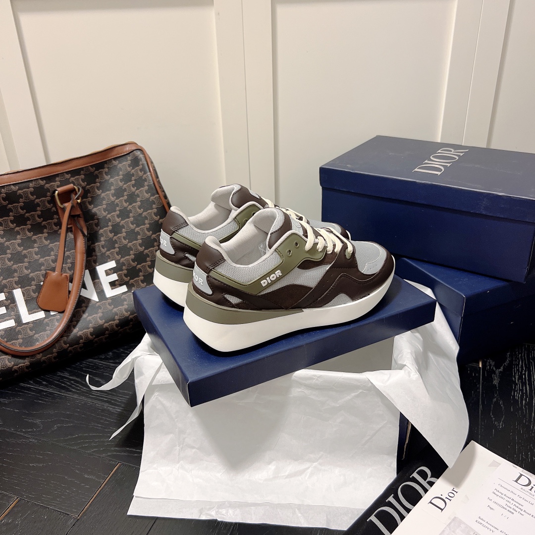 Dior B29 women sneakers thick sole casual shoes