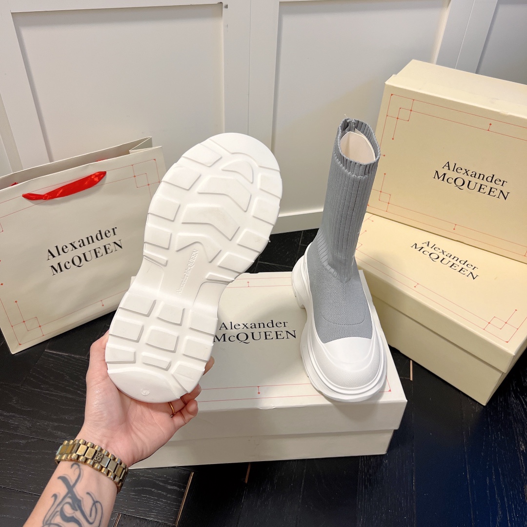 Alexander McQueen women sneakers sock boots