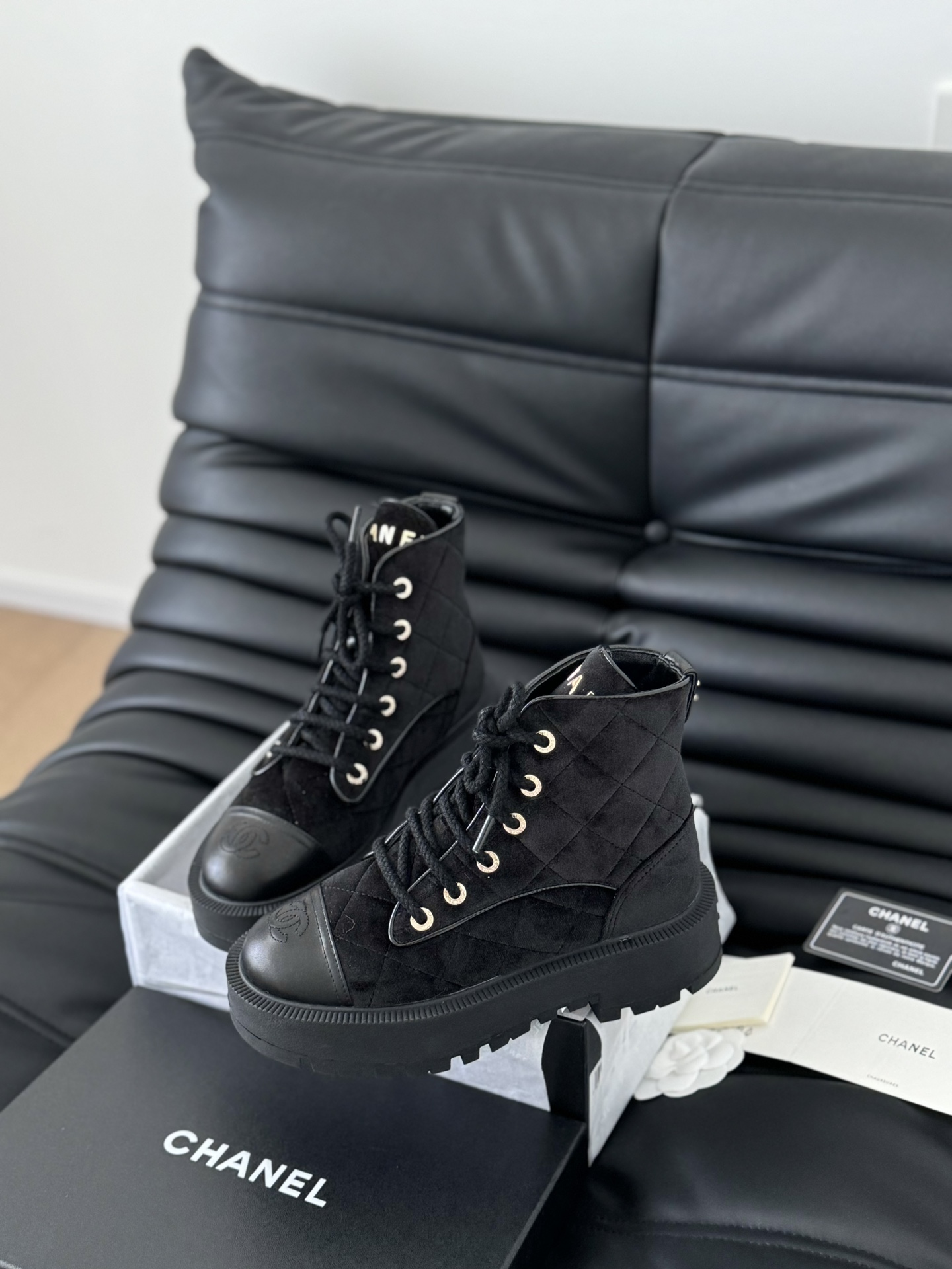 C design  Autumn-Winter 24 Couture Mid-Calf Boots