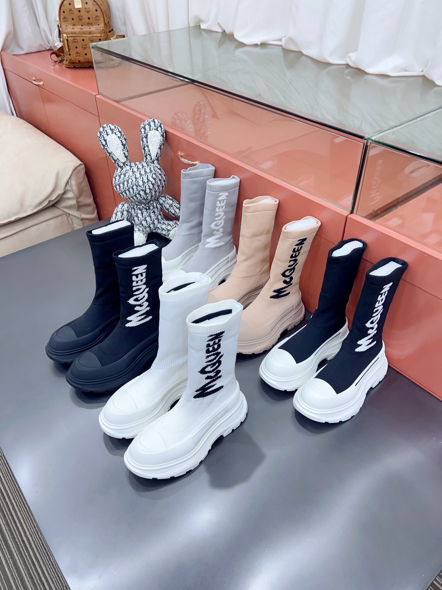 Alexander MCqueen SS New knited socking boots (unisex model)