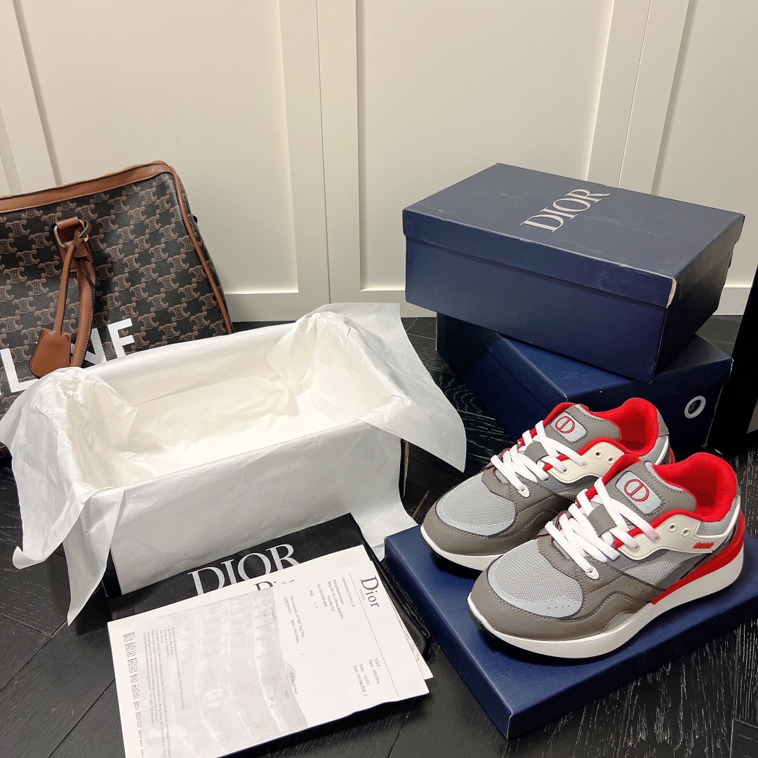 Dior B29 women sneakers thick sole casual shoes