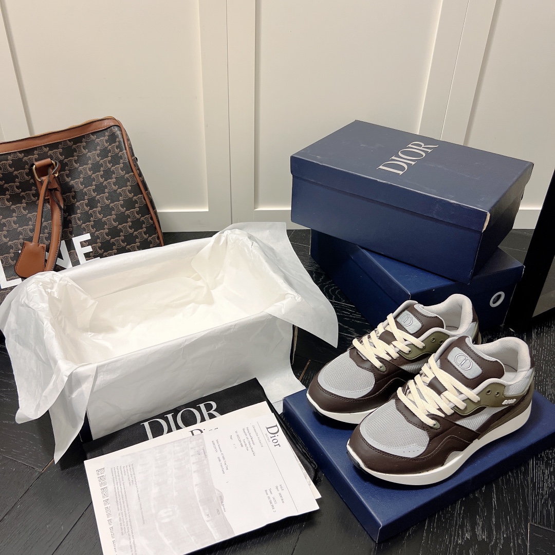 Dior B29 women sneakers thick sole casual shoes